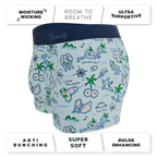 The Pirate's Booty | Naughty Map Ball Hammock® Pouch Trunks Underwear - Shinesty