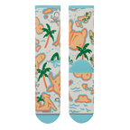 The Pirate's Booty | Naughty Map Heel Hammock™ Crew Socks - Shinesty