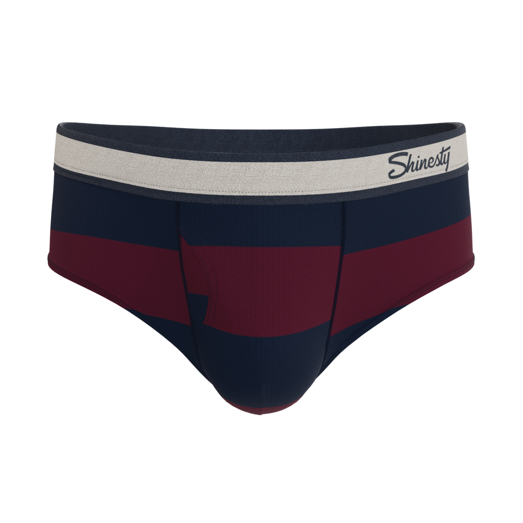 The Pitch | Rugby Stripe Ball Hammock® Pouch Underwear Briefs - Shinesty