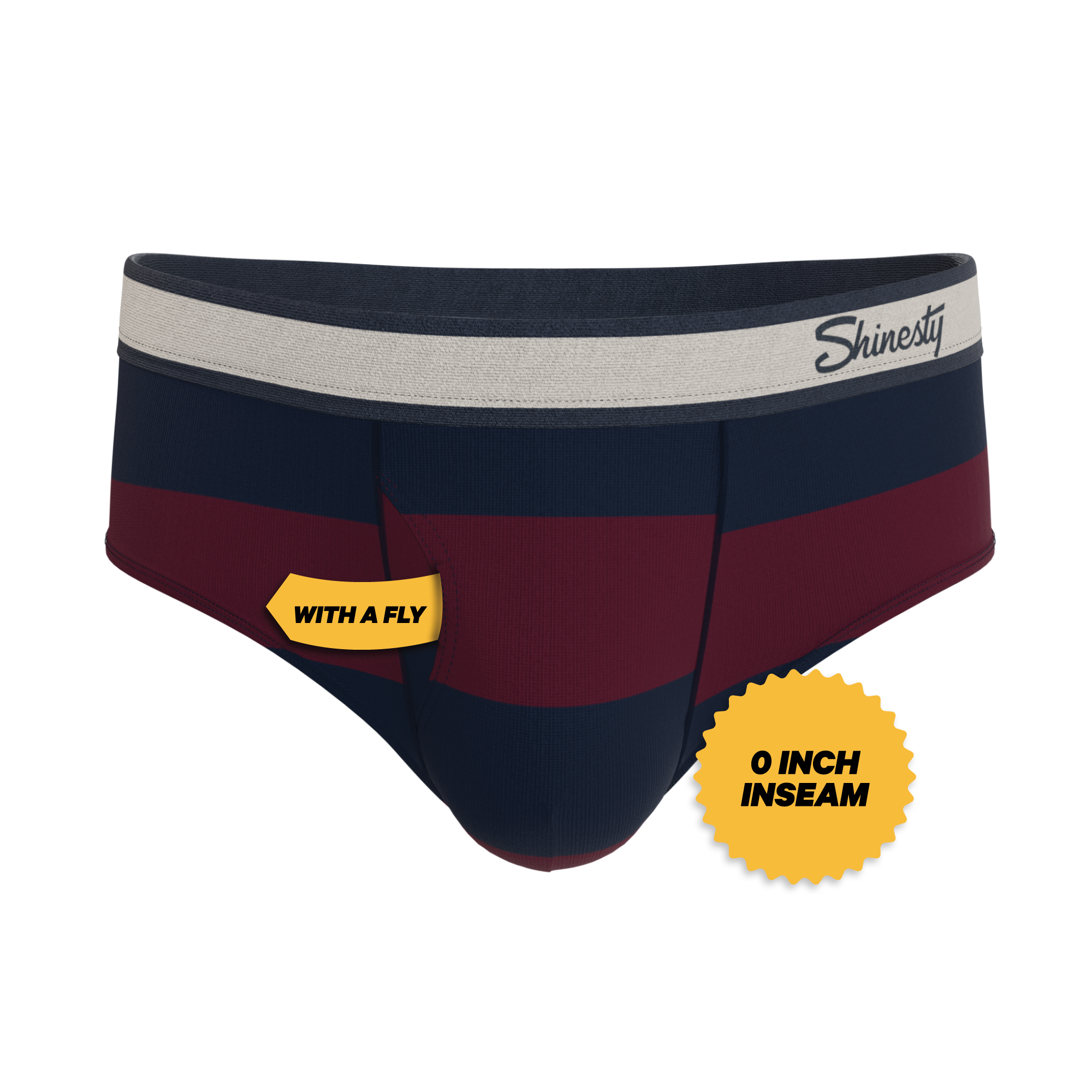 The Pitch | Rugby Stripe Ball Hammock® Pouch Underwear Briefs - Shinesty