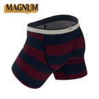 The Pitch | Rugby Stripe Ball Hammock® Magnum Big Pouch Underwear - Shinesty