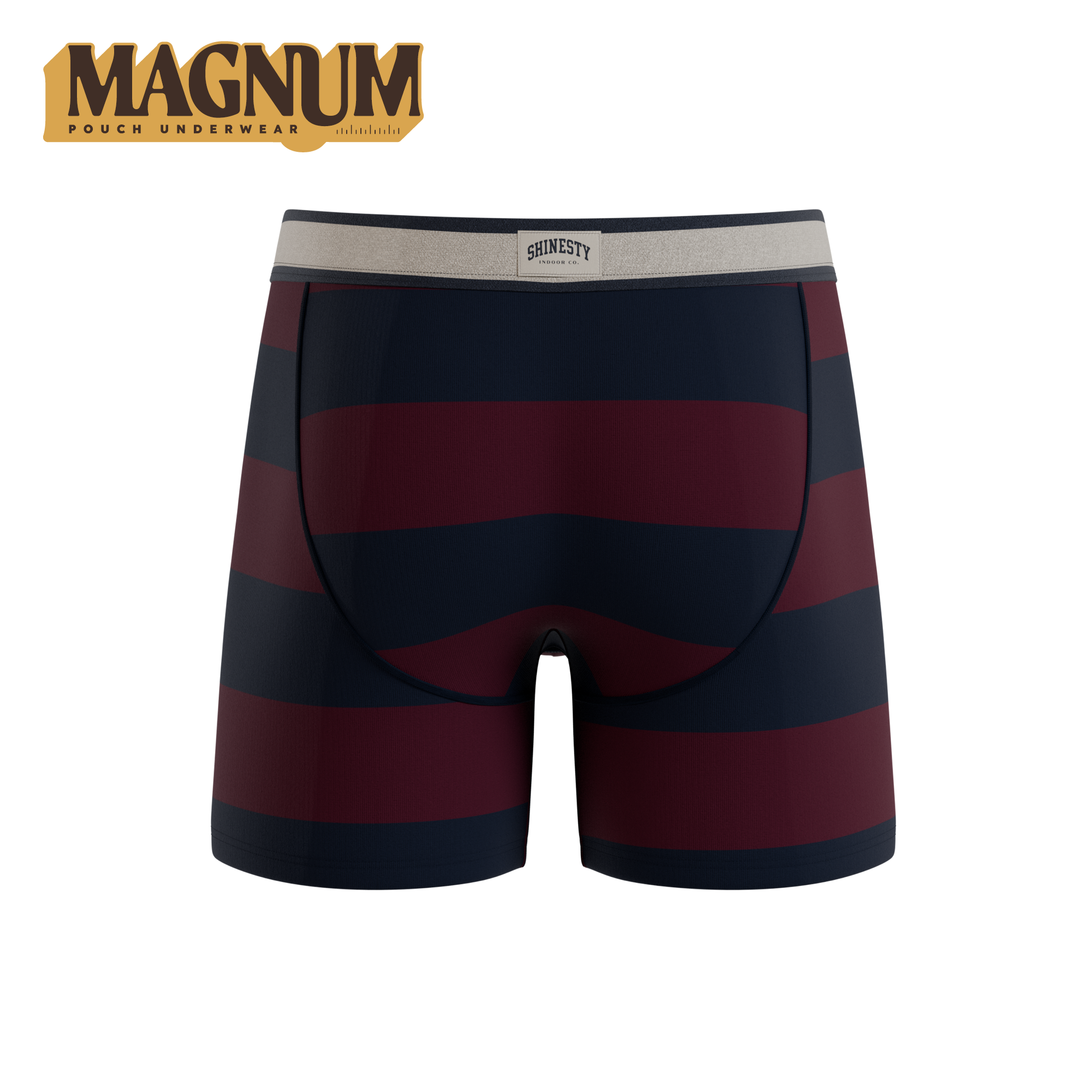 The Pitch | Rugby Stripe Ball Hammock® Magnum Big Pouch Underwear - Shinesty