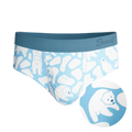 The Polar Polka | Polar Bear Scene Ball Hammock® Pouch Underwear Briefs - Shinesty