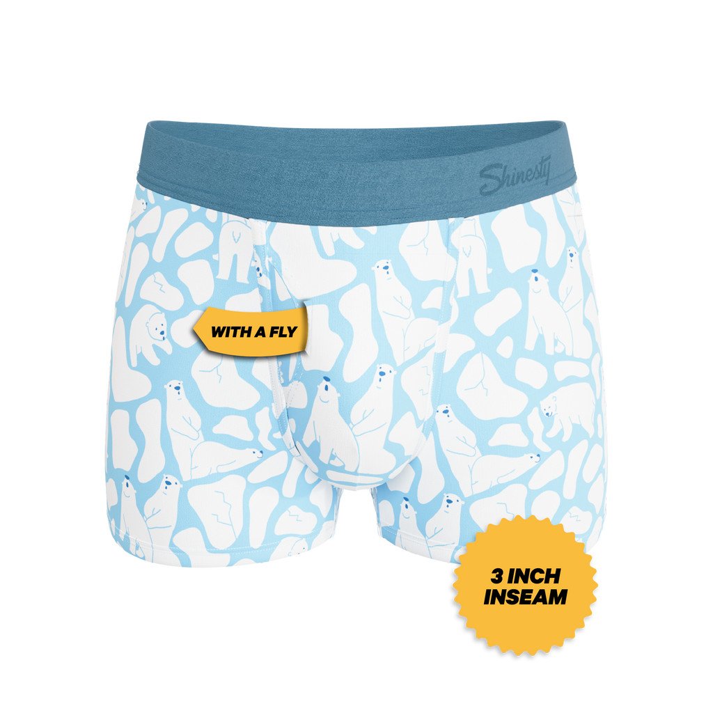 The Polar Polka | Polar Bear Scene Ball Hammock® Pouch Trunks Underwear - Shinesty