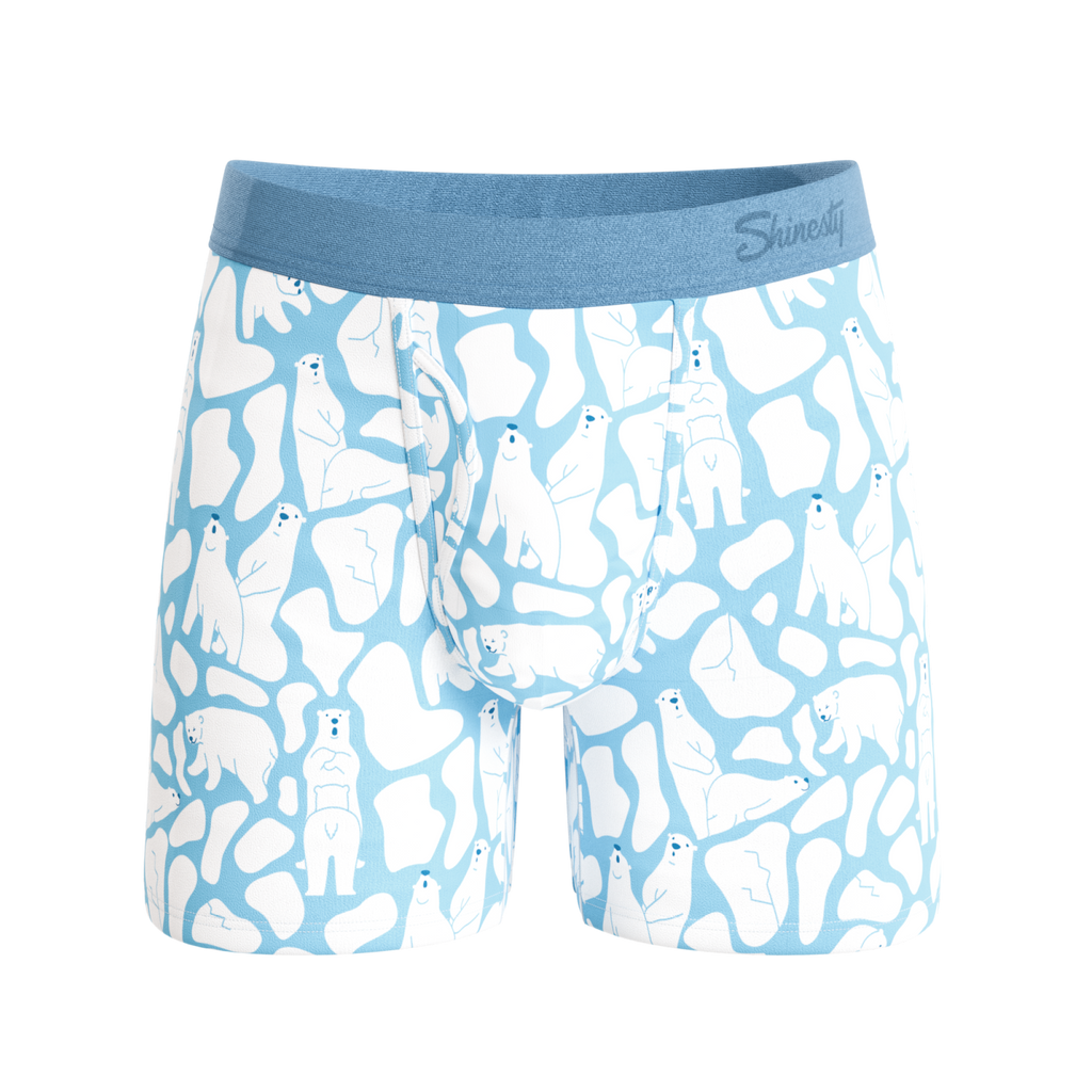 The Polar Polka | Polar Bear Scene Ball Hammock® Magnum Big Pouch Underwear - Shinesty
