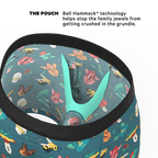The Pollination Station | Birds and Bees Ball Hammock® Pouch Underwear With Fly - Shinesty
