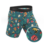 The Pollination Station | Birds and Bees Ball Hammock® Boxer - Long Leg - Shinesty