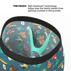 The Pollination Station | Birds and Bees Ball Hammock® Boxer - Long Leg - Shinesty