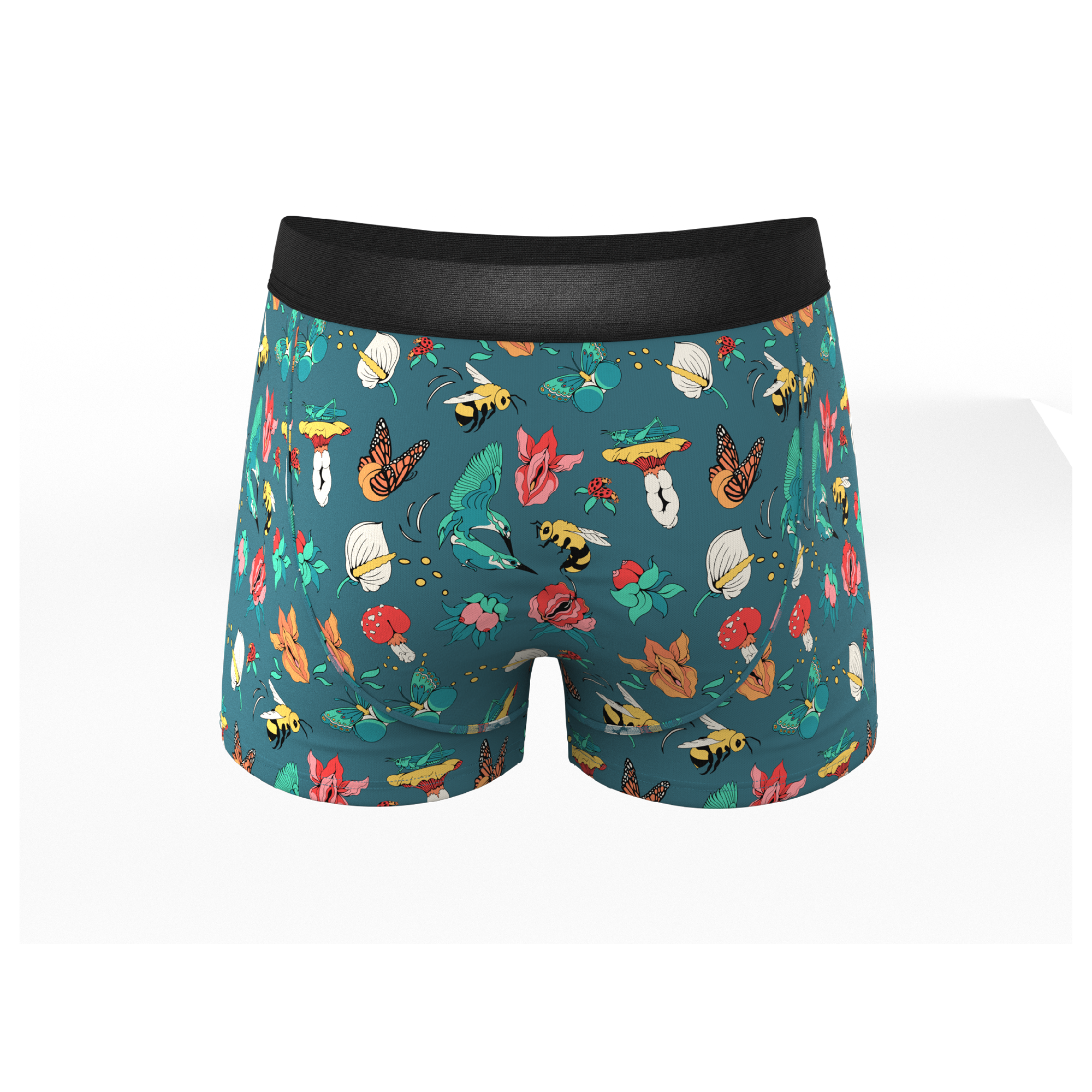 The Pollination Station | Birds and Bees Ball Hammock® Pouch Trunks Underwear - Shinesty