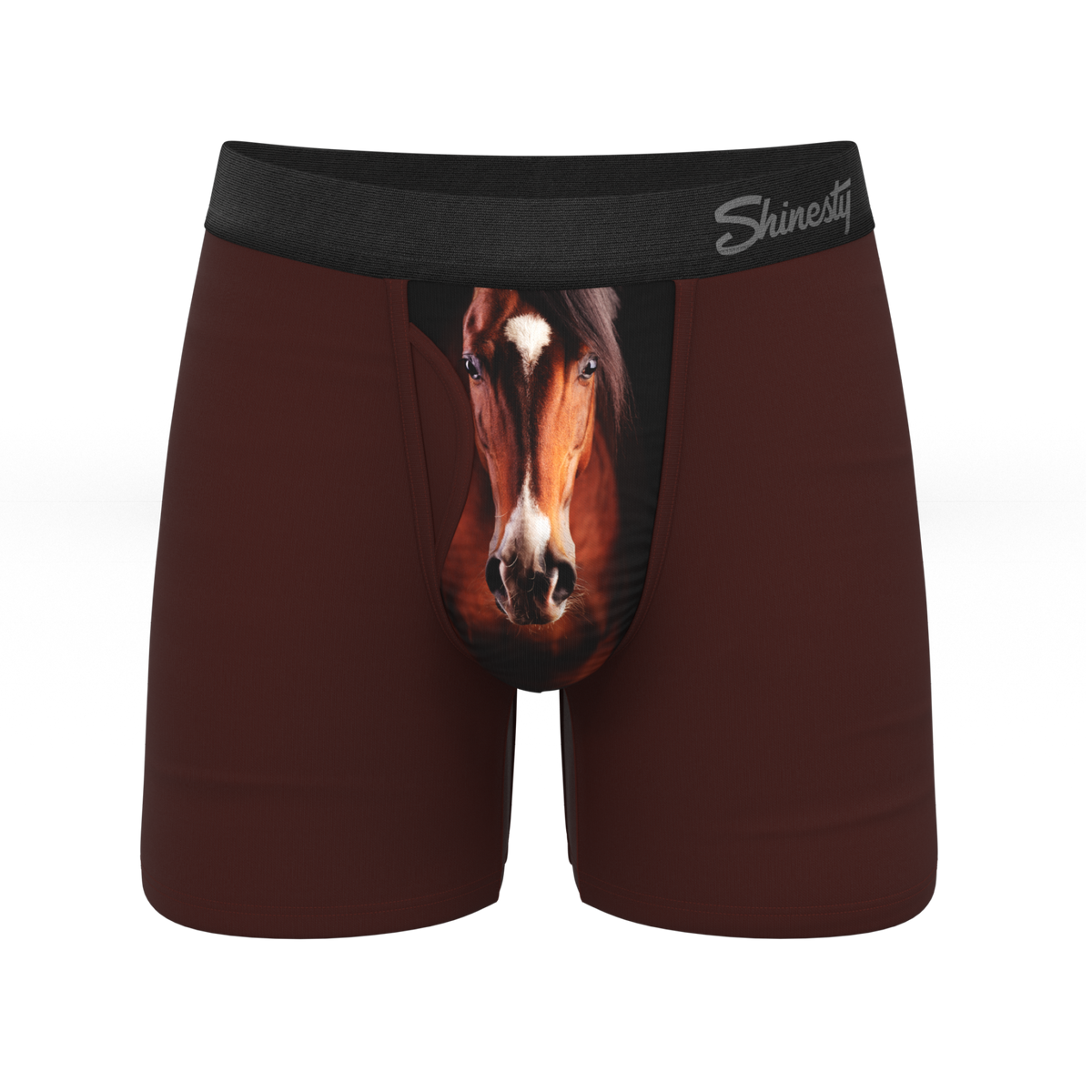 The Pony Express | Horse Ball Hammock® Pouch Underwear With Fly - Shinesty