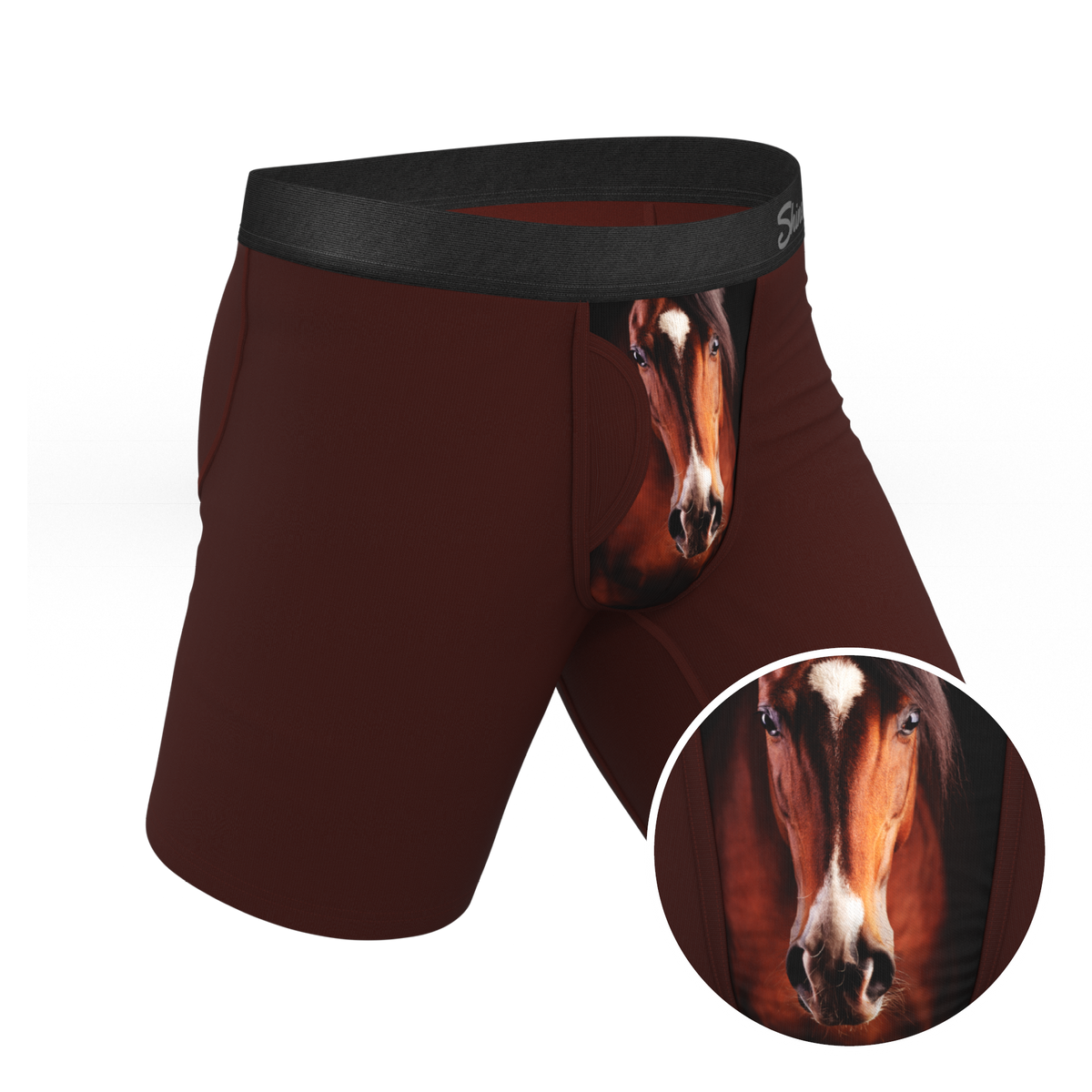 The Pony Express | Horse Ball Hammock® Boxer - Long Leg - Shinesty