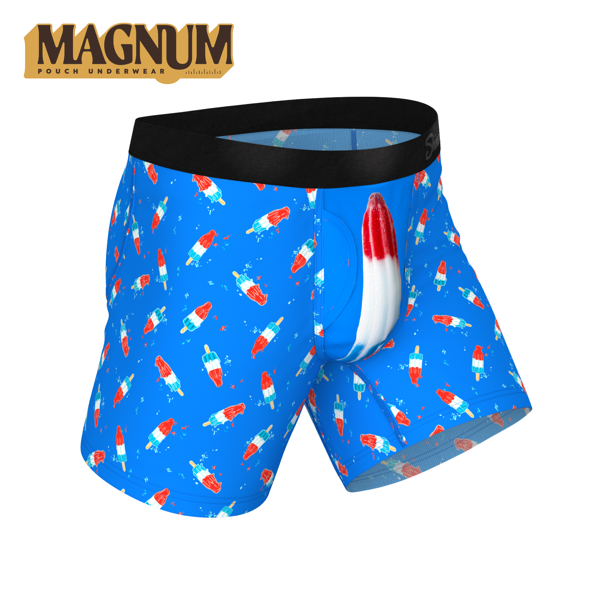 The Popsicle Stick Apex | USA Popsicle Ball Hammock® Magnum Big Pouch Underwear - Shinesty