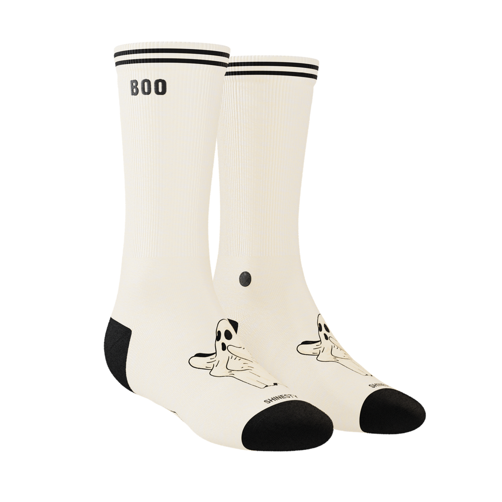 The Possessed Chest | Ghost Heel Hammock™ Crew Socks - Shinesty