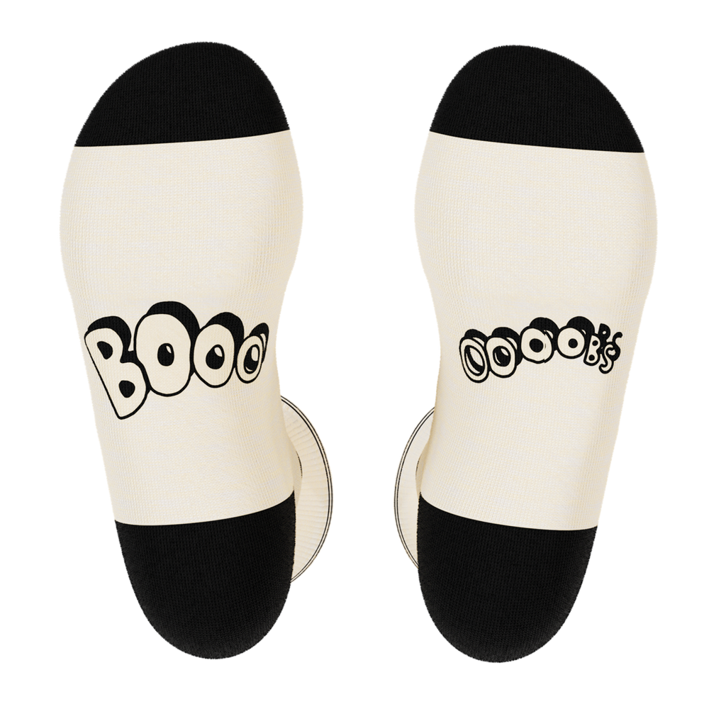 The Possessed Chest | Ghost Heel Hammock™ Crew Socks - Shinesty