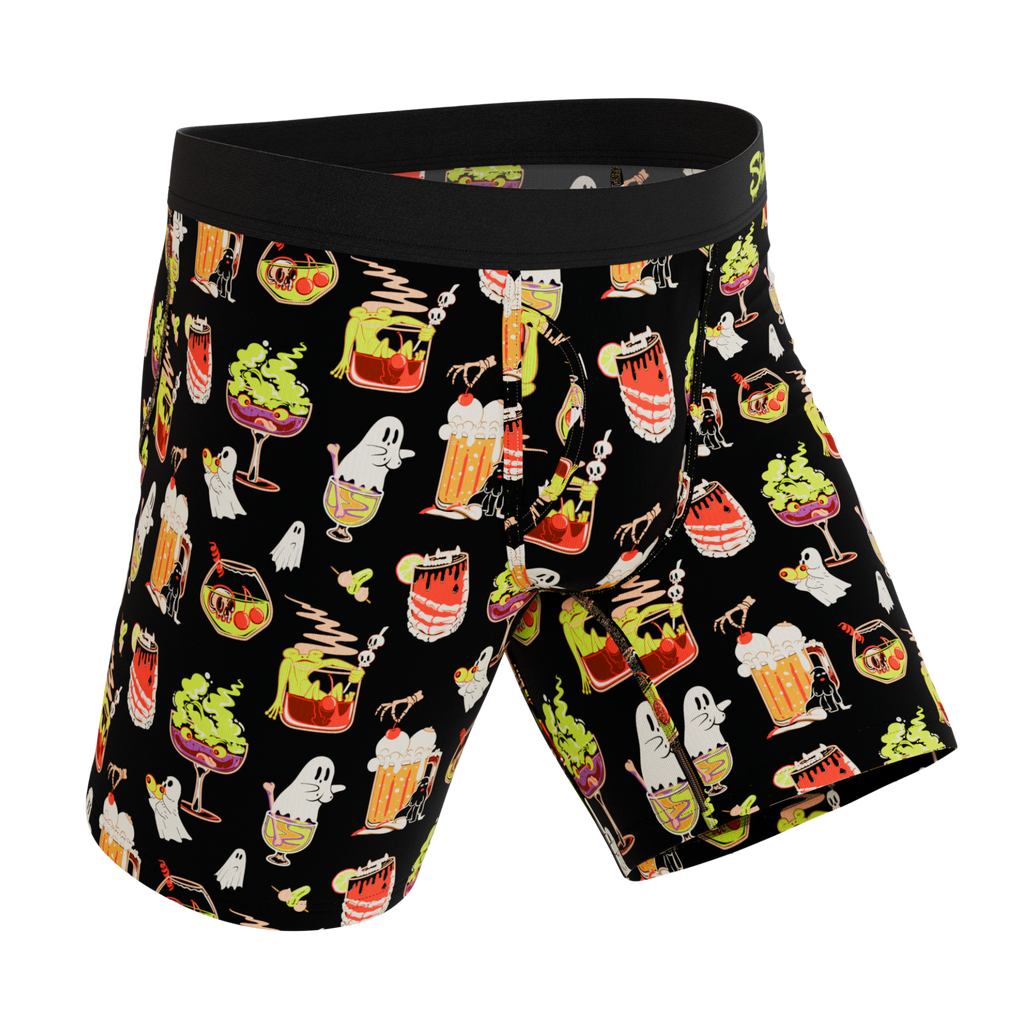 The Potions Pub | Halloween Cocktail Ball Hammock® Boxer - Long Leg - Shinesty