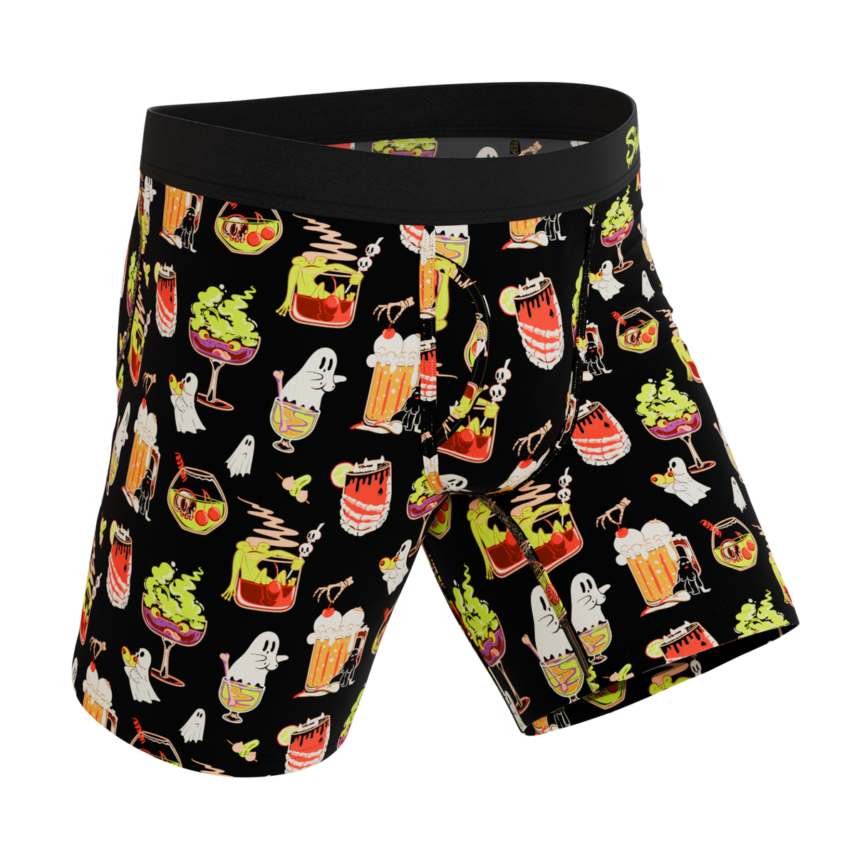 The Potions Pub | Halloween Cocktail Ball Hammock® Boxer - Long Leg - Shinesty