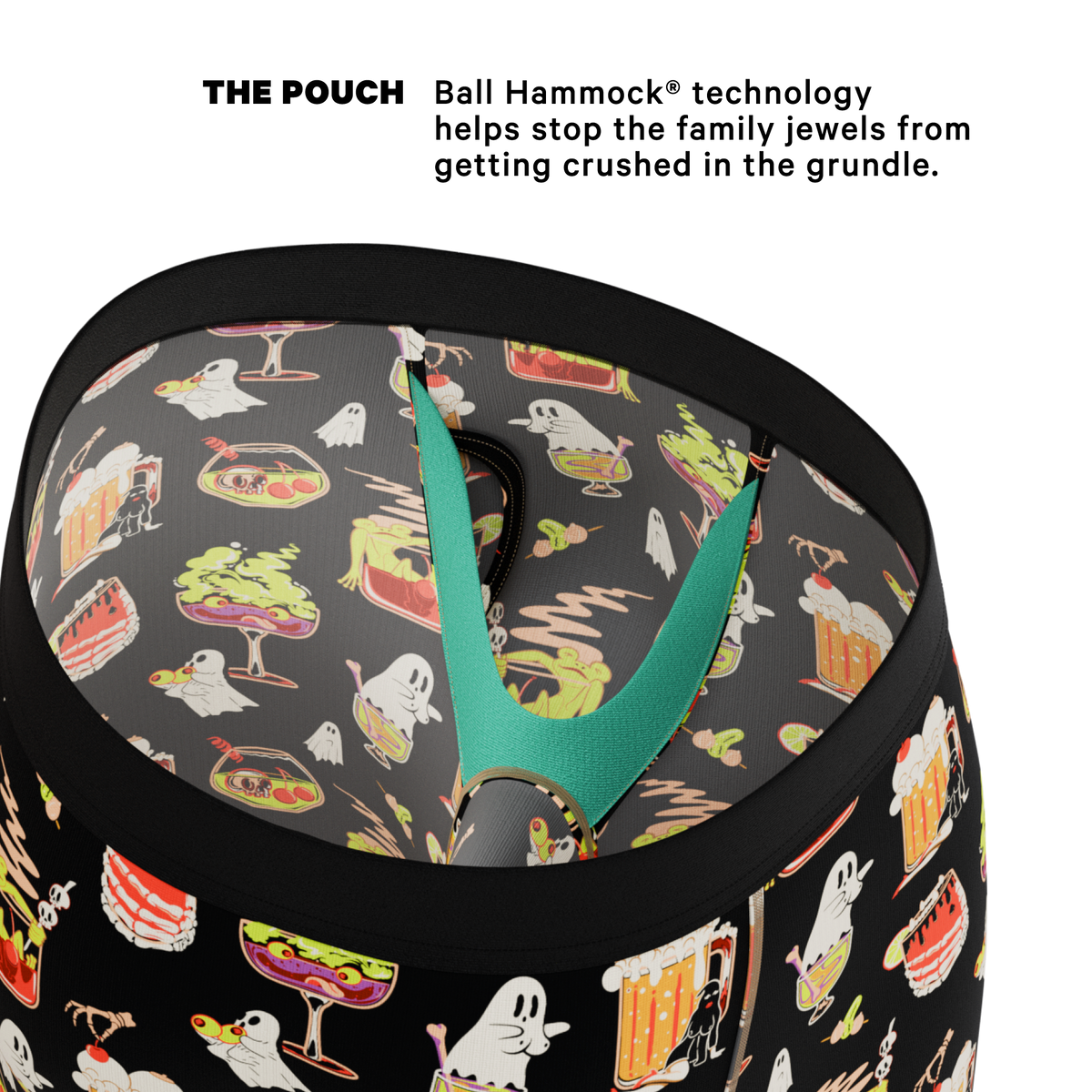 The Potions Pub | Halloween Cocktail Ball Hammock® Boxer - Long Leg - Shinesty