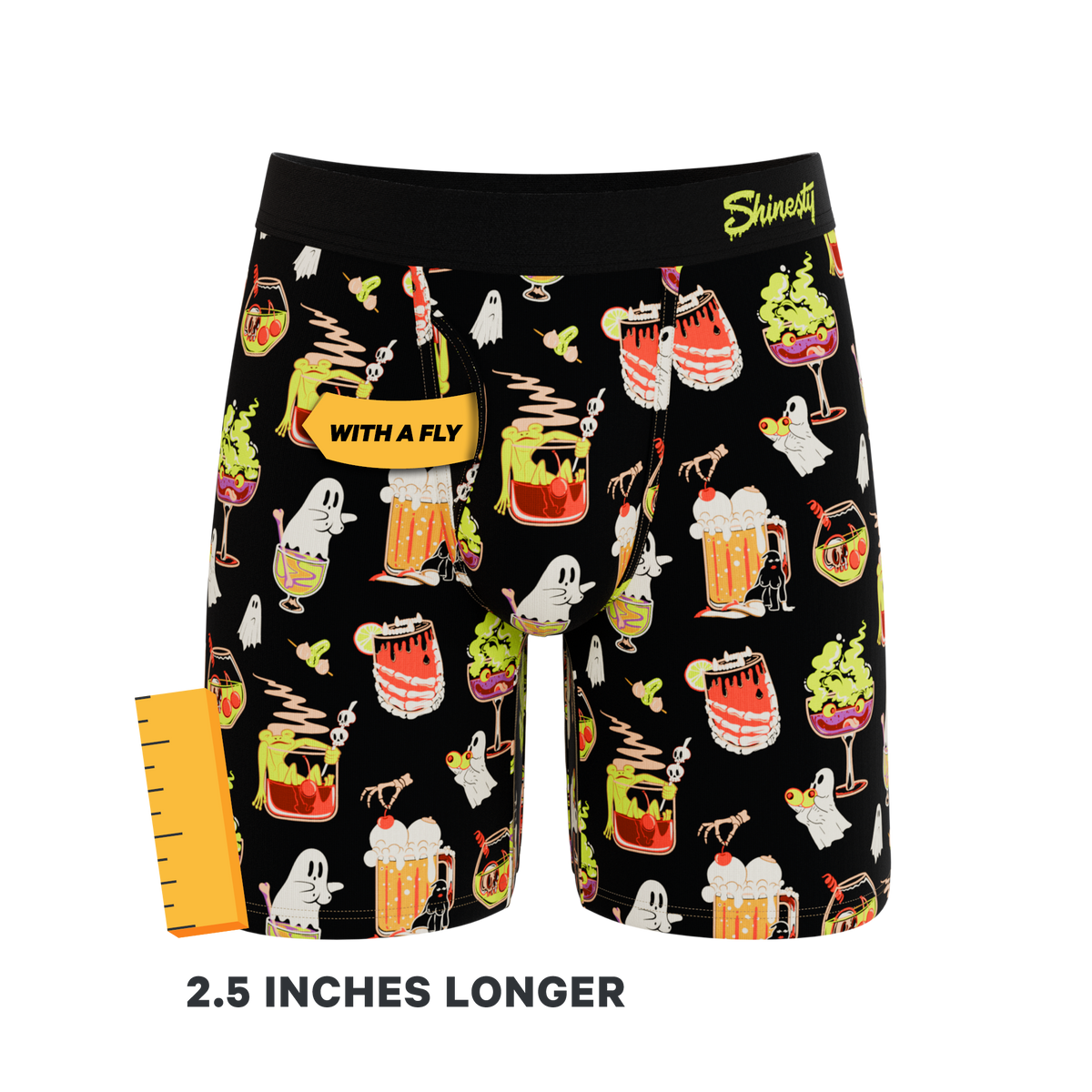 The Potions Pub | Halloween Cocktail Ball Hammock® Boxer - Long Leg - Shinesty