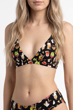 The Haunted Trio | Boob Hammock™ Triangle Bralette 3 Pack - Shinesty