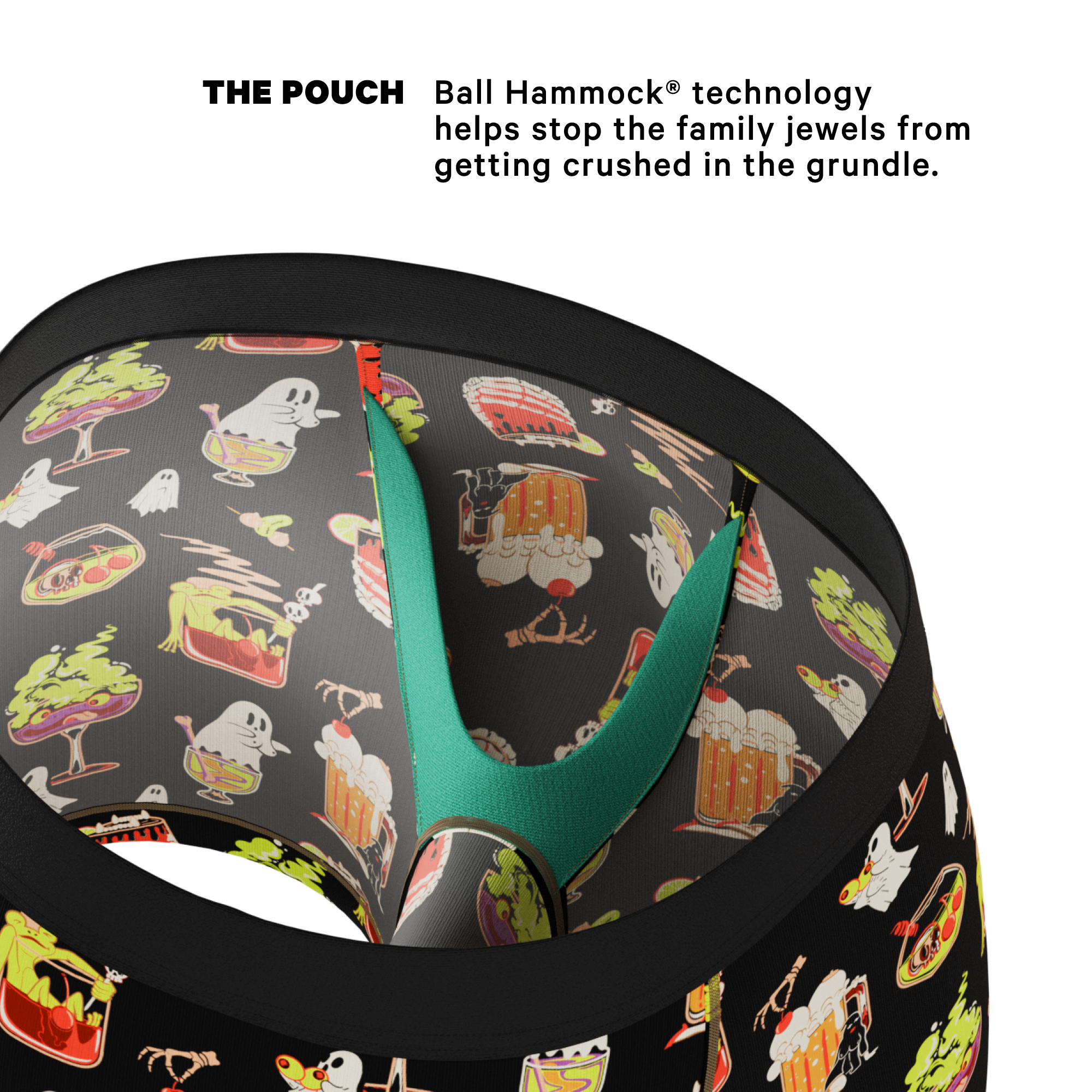 The Potions Pub | Halloween Cocktail Ball Hammock® Pouch Underwear - Shinesty