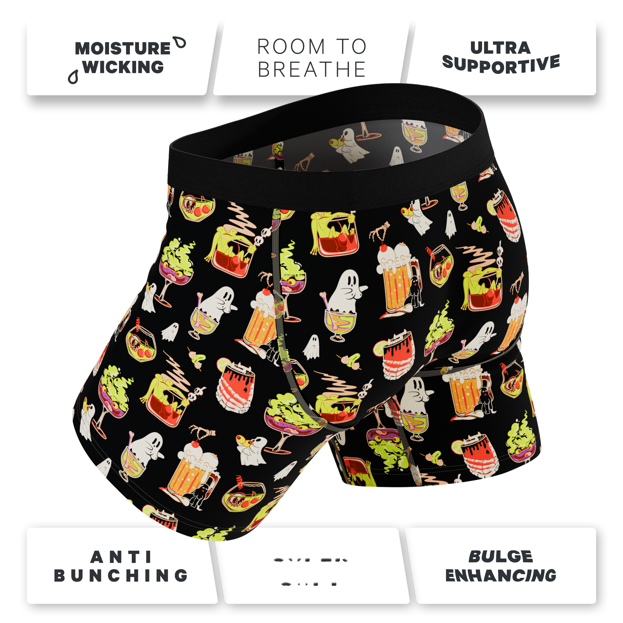 The Potions Pub | Halloween Cocktail Ball Hammock® Pouch Underwear - Shinesty