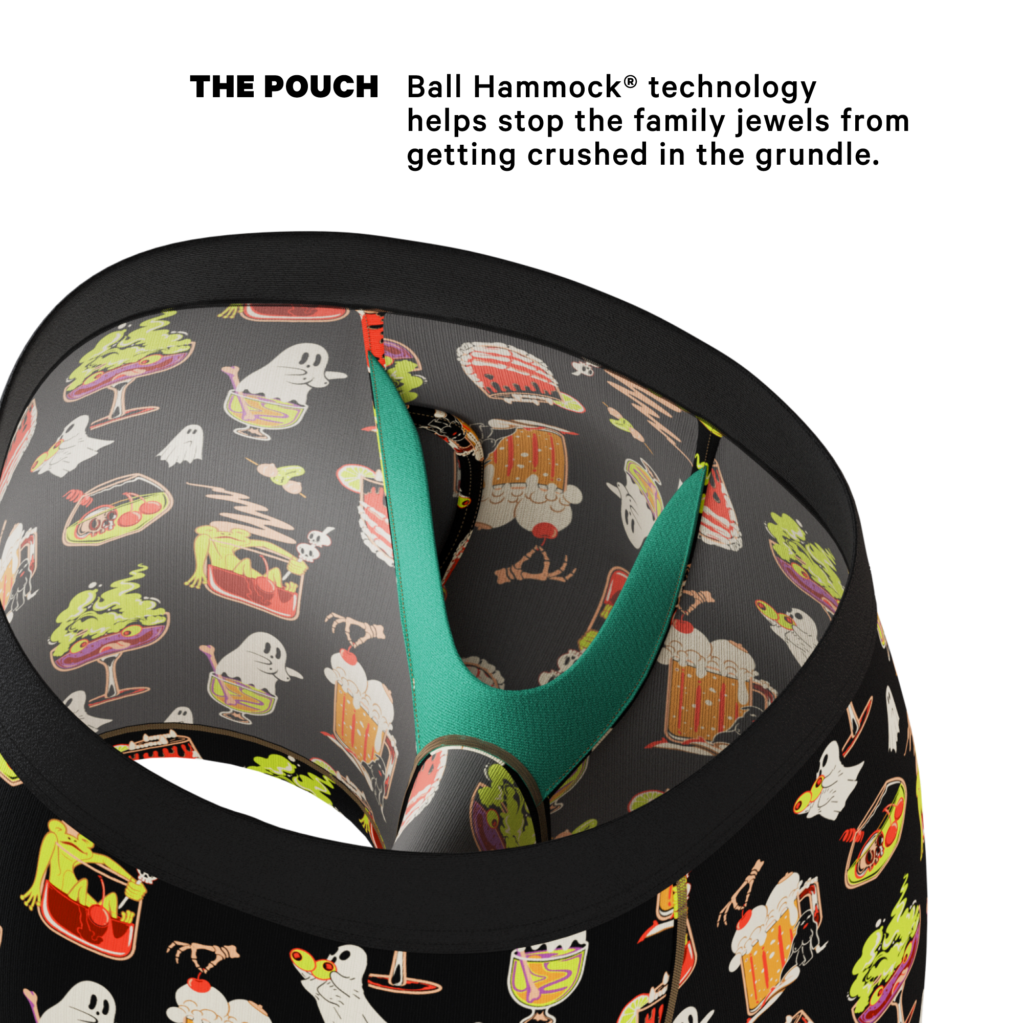 The Potions Pub | Halloween Cocktail Ball Hammock® Pouch Underwear With Fly - Shinesty