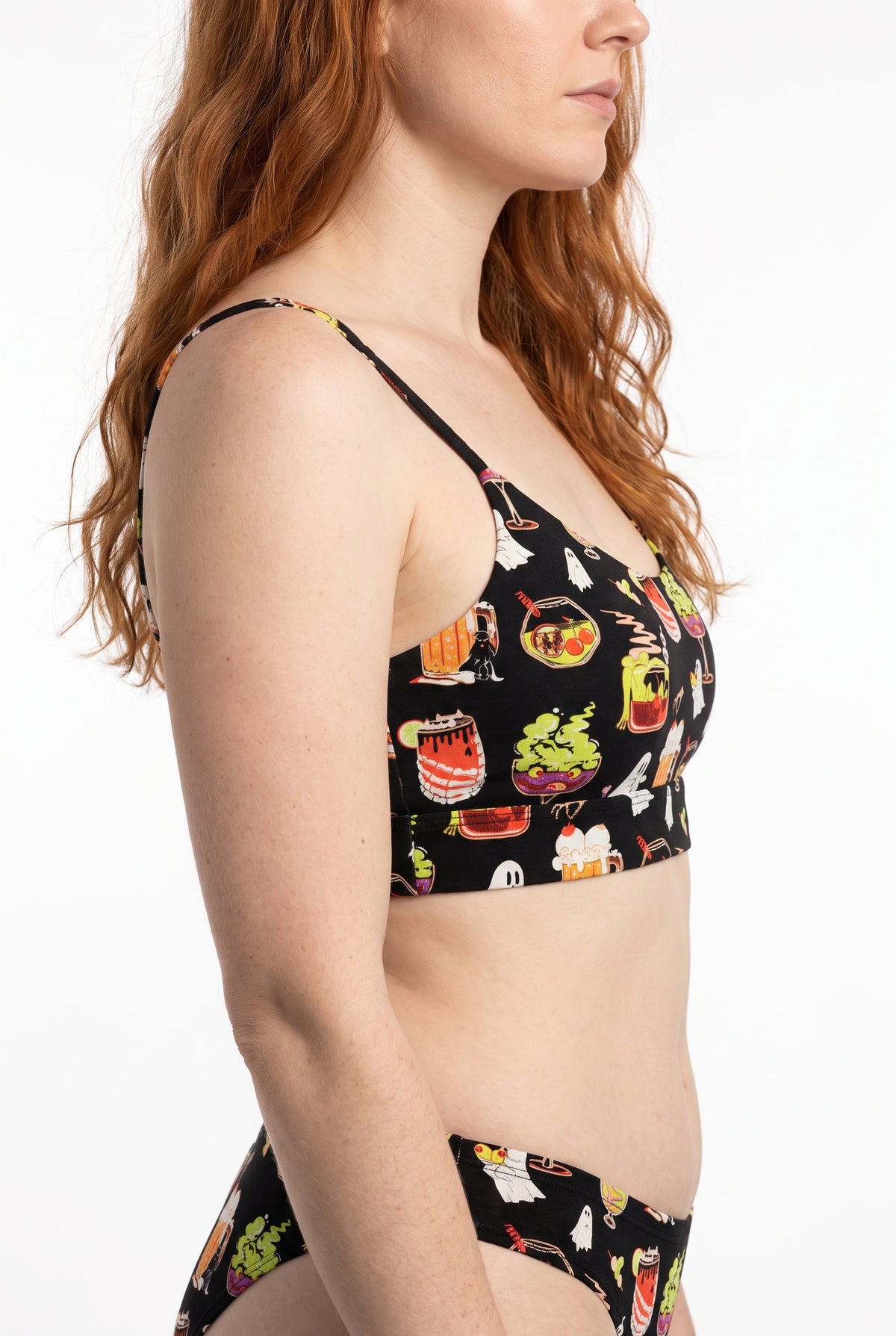 The Potions Pub | Halloween Cocktail Boob Hammock™ Scoop Bralette - Shinesty