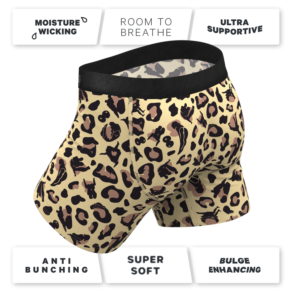 The Primal Passion | Naughty Cheetah Print Ball Hammock® Pouch Underwear - Shinesty