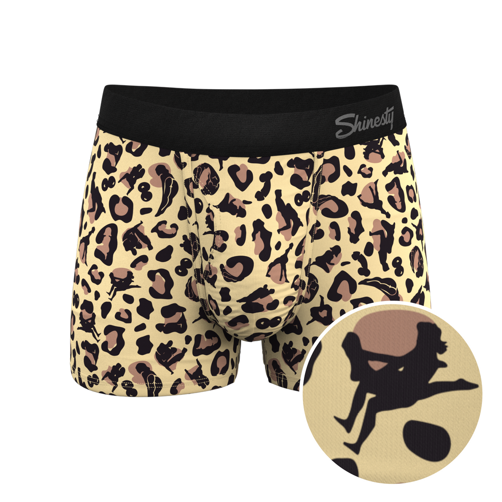 The Primal Passion | Naughty Cheetah Print Ball Hammock® Pouch Trunks Underwear - Shinesty
