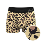 The Primal Passion | Naughty Cheetah Print Ball Hammock® Pouch Trunks Underwear - Shinesty