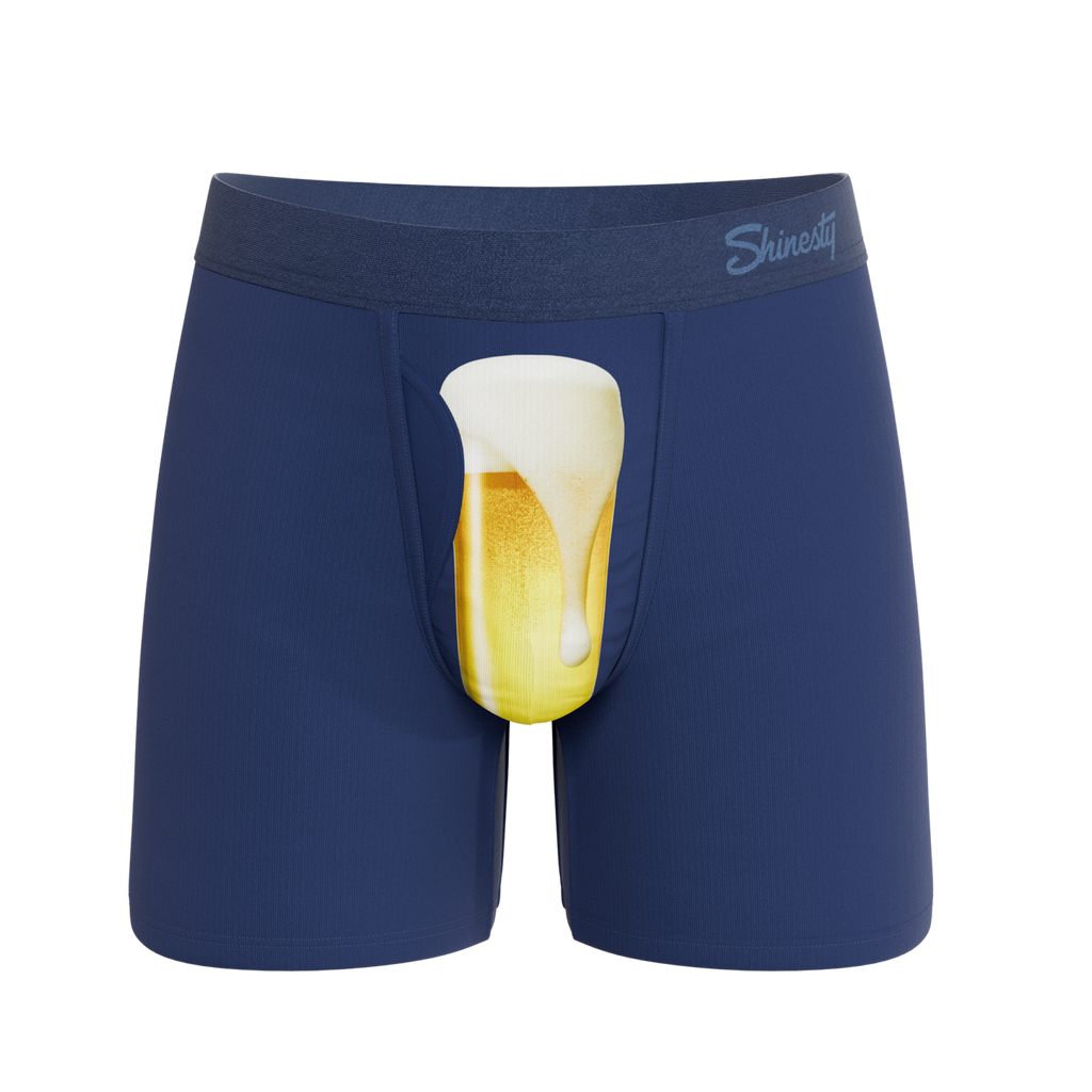 The Proper Pint | Beer Glass Ball Hammock® Pouch Underwear With Fly - Shinesty