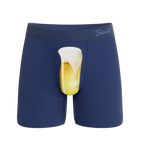 The Proper Pint | Beer Glass Ball Hammock® Pouch Underwear With Fly - Shinesty