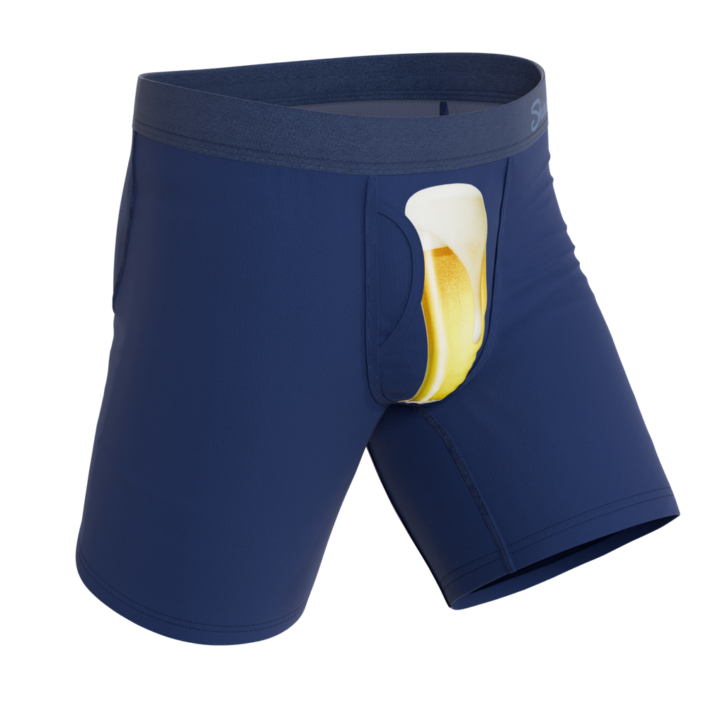 The Proper Pint | Beer Glass Ball Hammock® Boxer - Long Leg - Shinesty