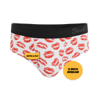 The Pucker Up | Lipstick Kiss Ball Hammock® Pouch Underwear Briefs - Shinesty