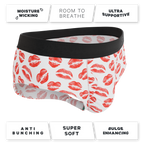The Pucker Up | Lipstick Kiss Ball Hammock® Pouch Underwear Briefs - Shinesty