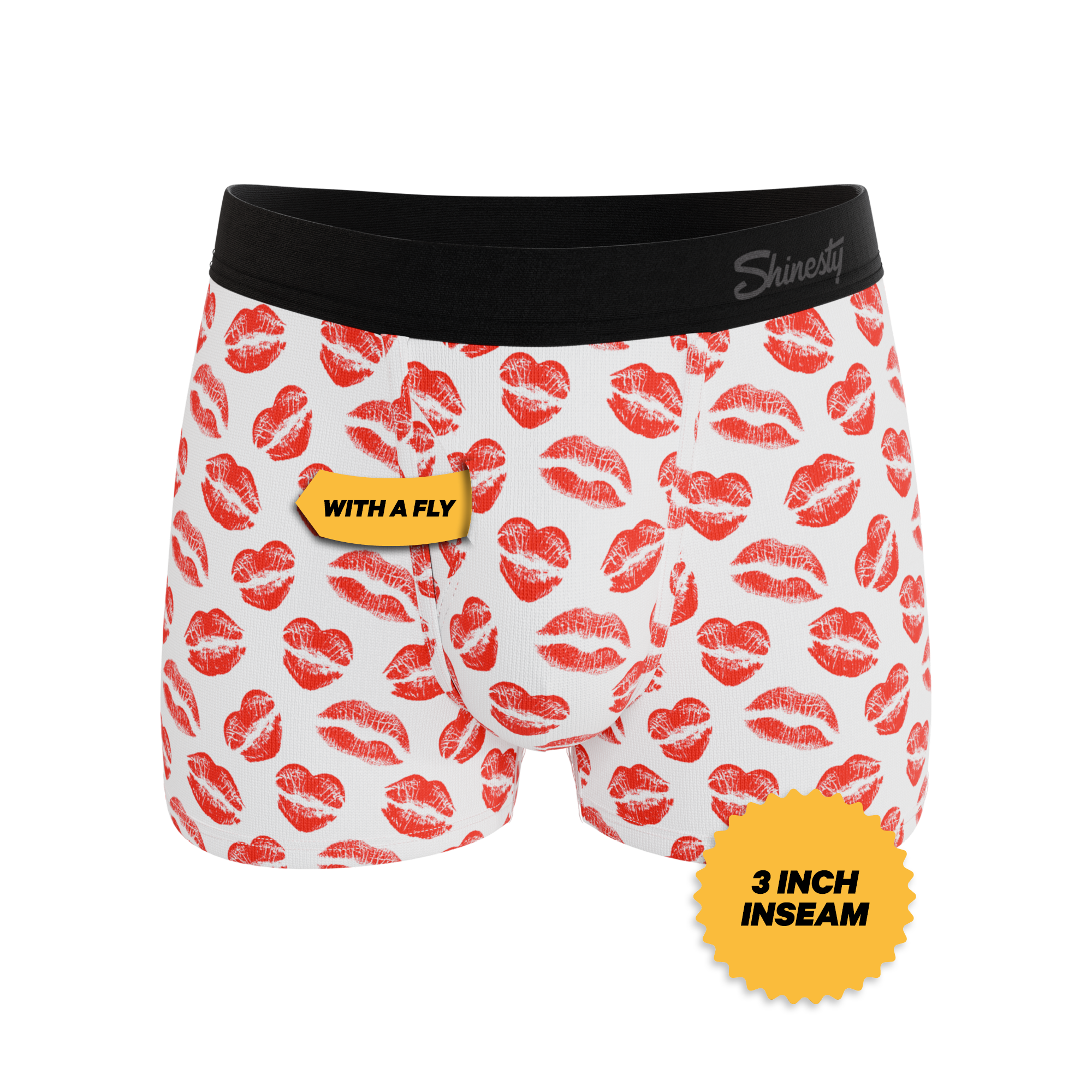 The Pucker Up | Lipstick Kiss Ball Hammock® Pouch Trunks Underwear - Shinesty