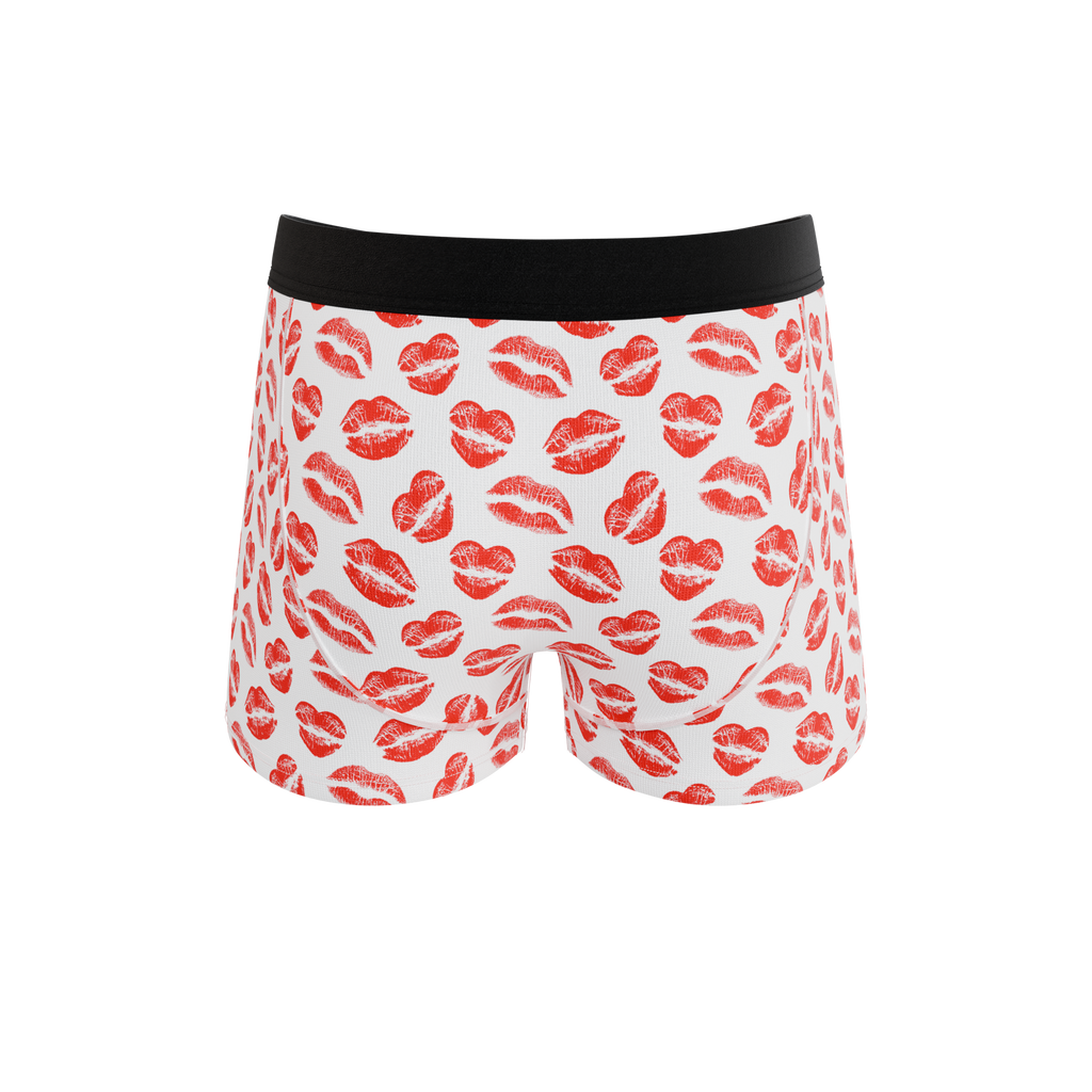 The Pucker Up | Lipstick Kiss Ball Hammock® Pouch Trunks Underwear - Shinesty