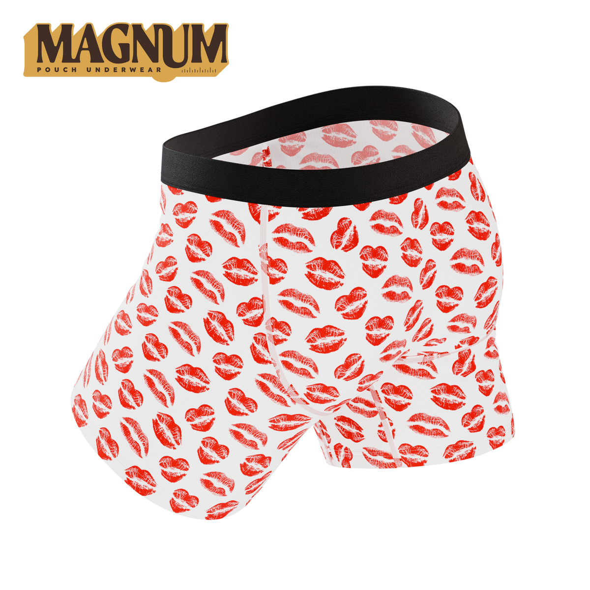 The Pucker Up | Lipstick Kiss Ball Hammock® Magnum Big Pouch Underwear - Shinesty