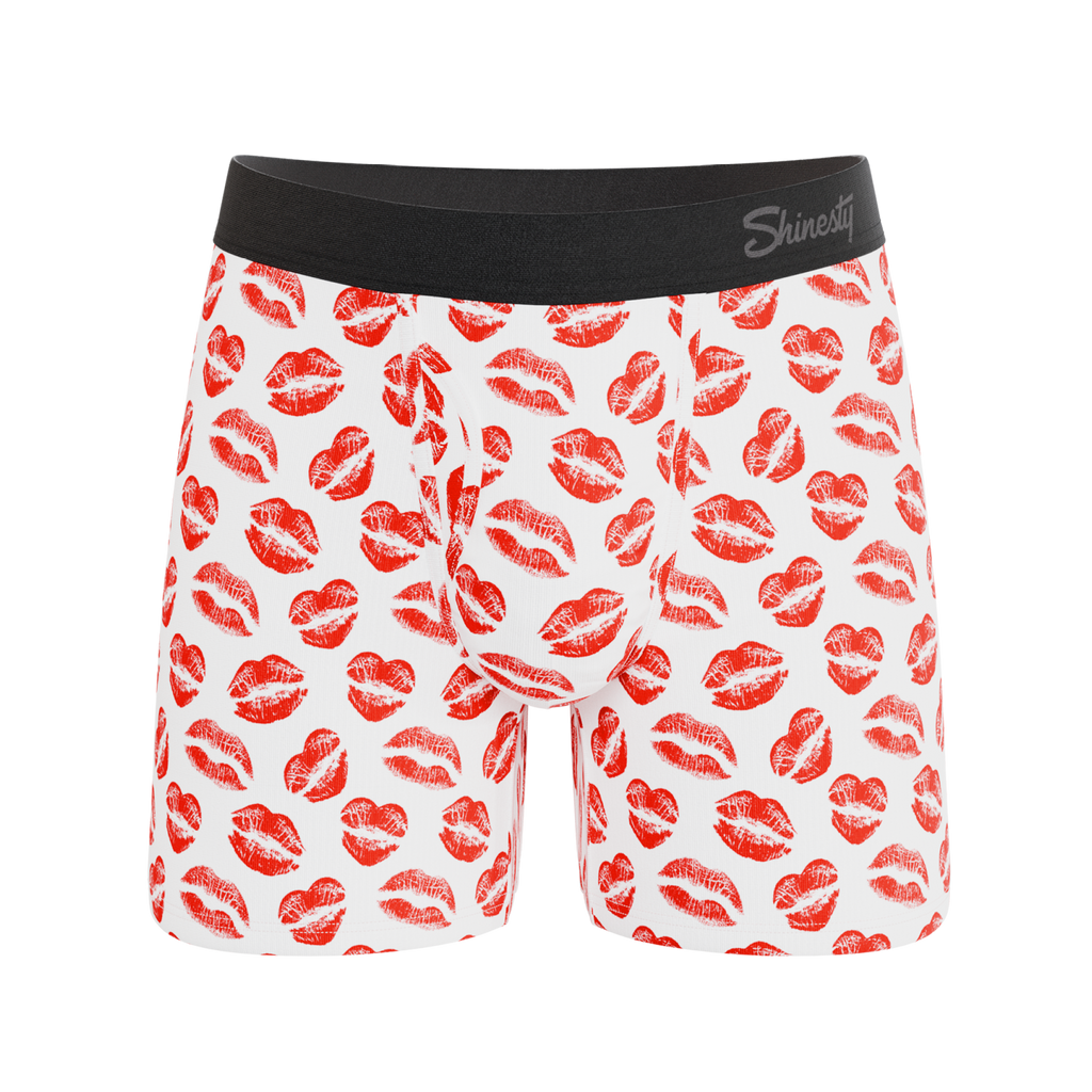 The Pucker Up | Lipstick Kiss Ball Hammock® Magnum Big Pouch Underwear - Shinesty