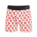 The Pucker Up | Lipstick Kiss Ball Hammock® Magnum Big Pouch Underwear - Shinesty