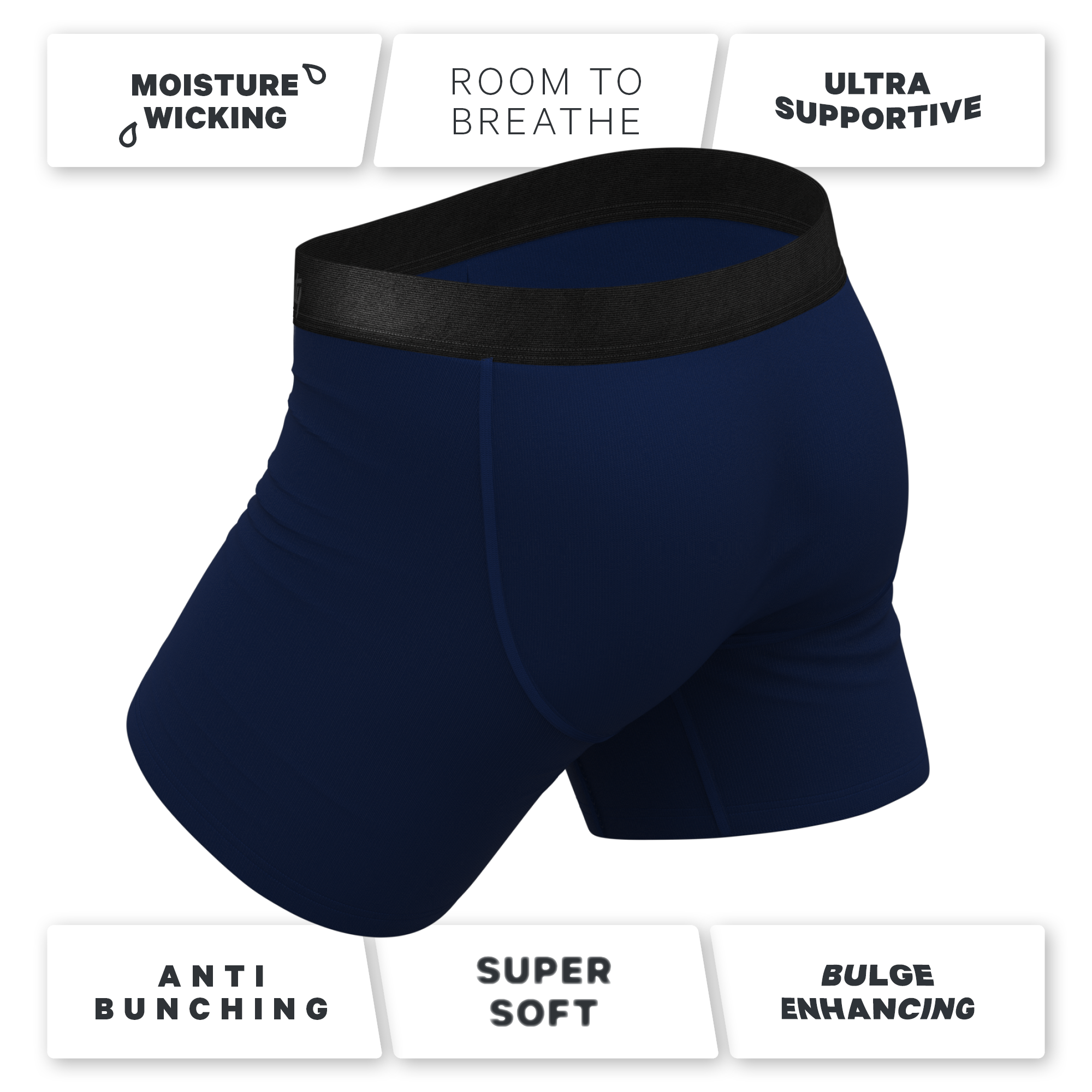 The Puppy Love | Puppy Ball Hammock® Pouch Underwear With Fly - Shinesty