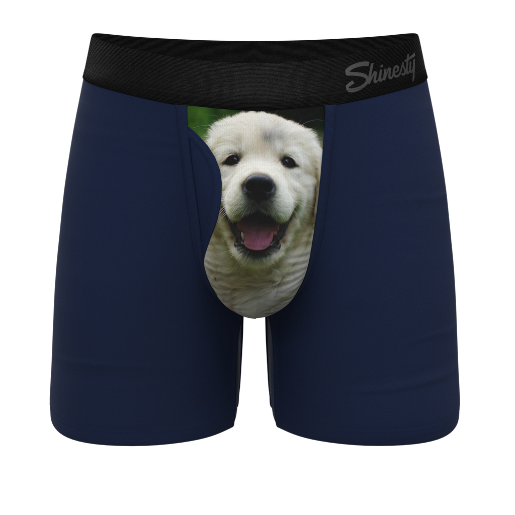 The Puppy Love | Puppy Ball Hammock® Pouch Underwear With Fly - Shinesty