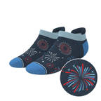 The Pyrotecnips | Naughty Fireworks Heel Hammock™ Ankle Socks - Shinesty