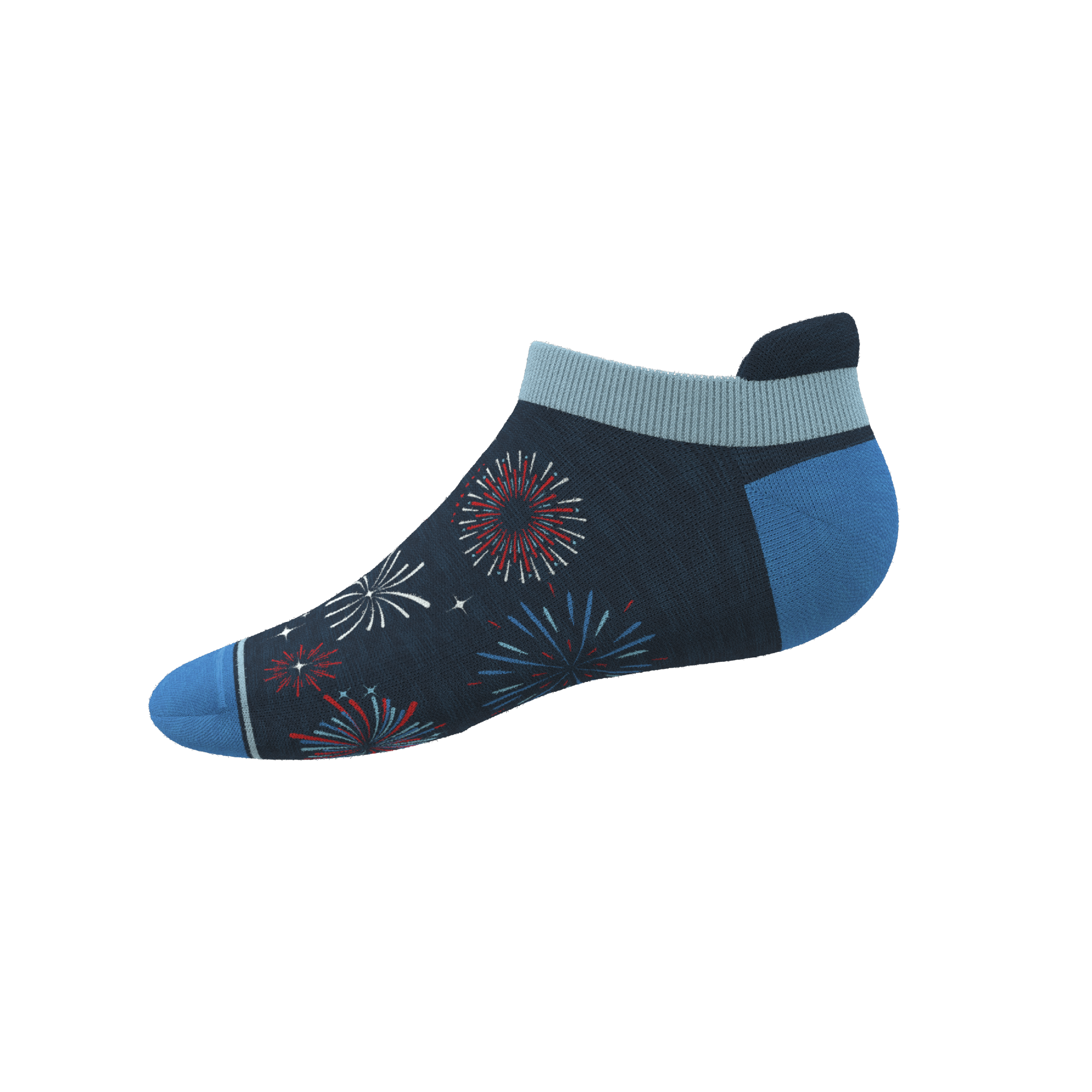 The Pyrotecnips | Naughty Fireworks Heel Hammock™ Ankle Socks - Shinesty