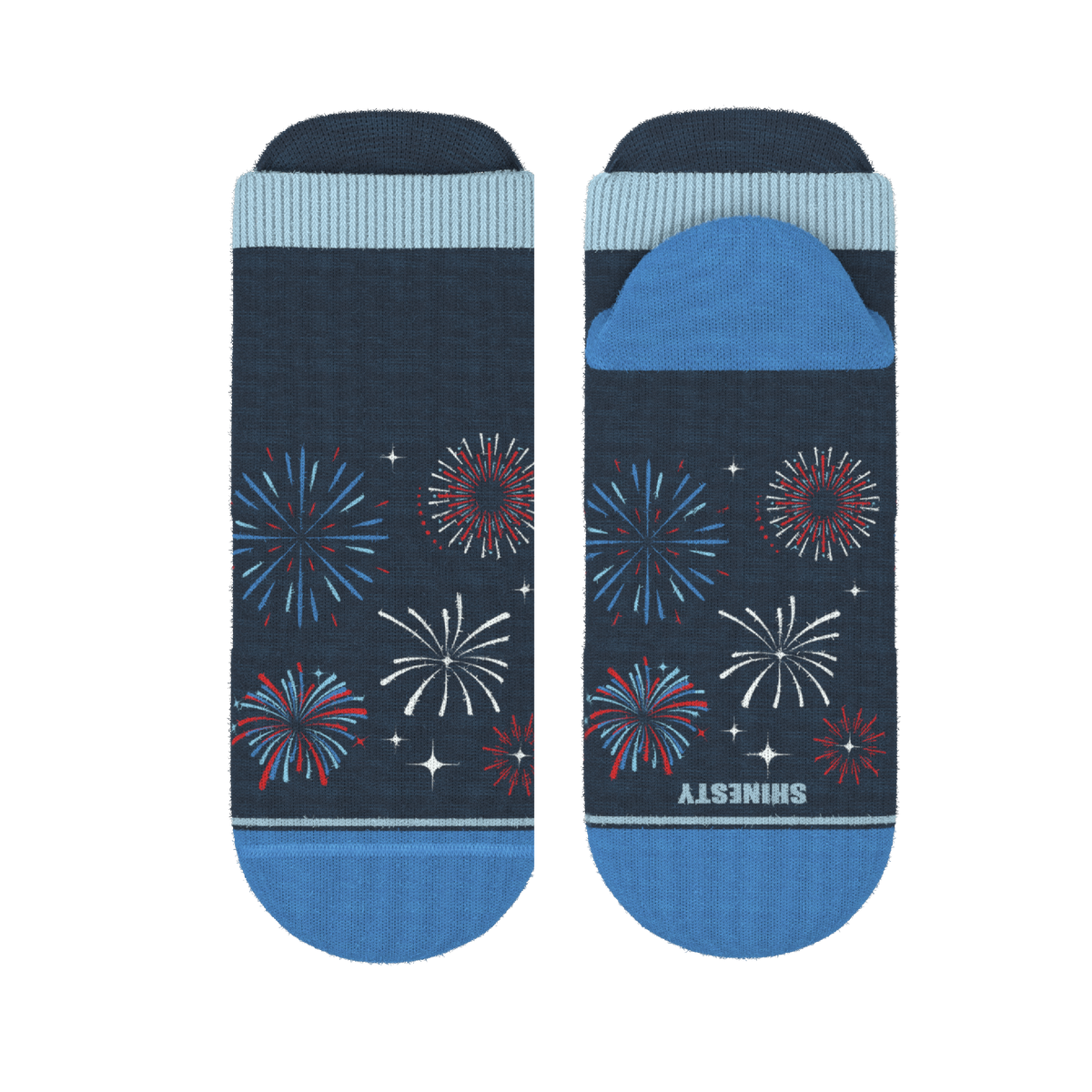 The Pyrotecnips | Naughty Fireworks Heel Hammock™ Ankle Socks - Shinesty