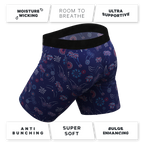 The Pyrotecnips | Naughty Fireworks Ball Hammock® Boxer - Long Leg - Shinesty