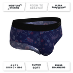 The Pyrotecnips | Naughty Fireworks Ball Hammock® Pouch Underwear Briefs - Shinesty