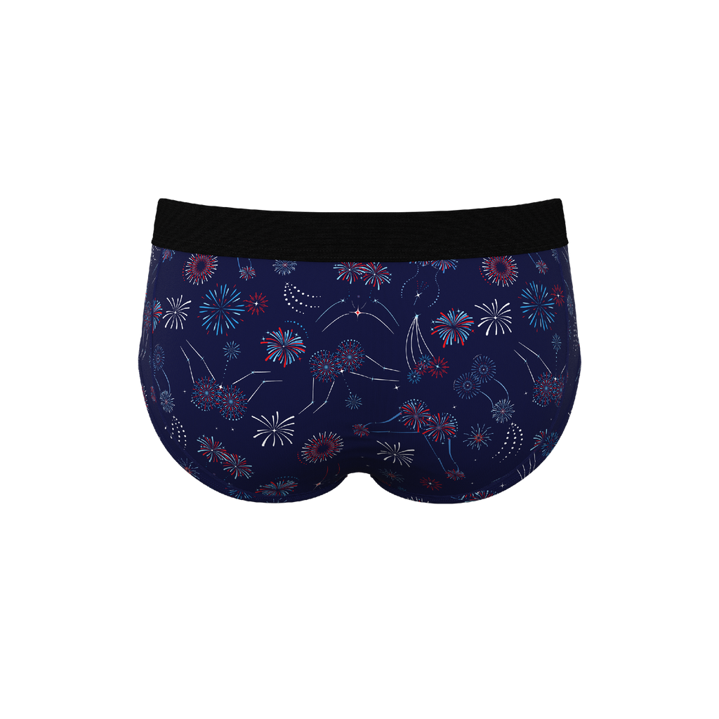 The Pyrotecnips | Naughty Fireworks Ball Hammock® Pouch Underwear Briefs - Shinesty