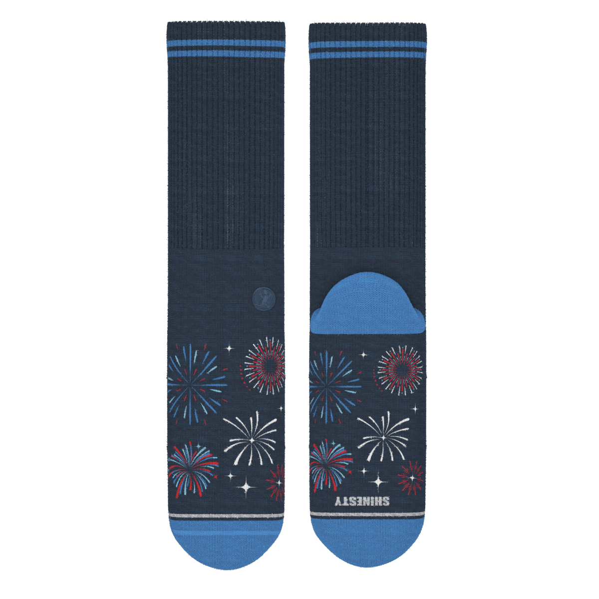 The Pyrotecnips | Naughty Fireworks Heel Hammock™ Crew Socks - Shinesty