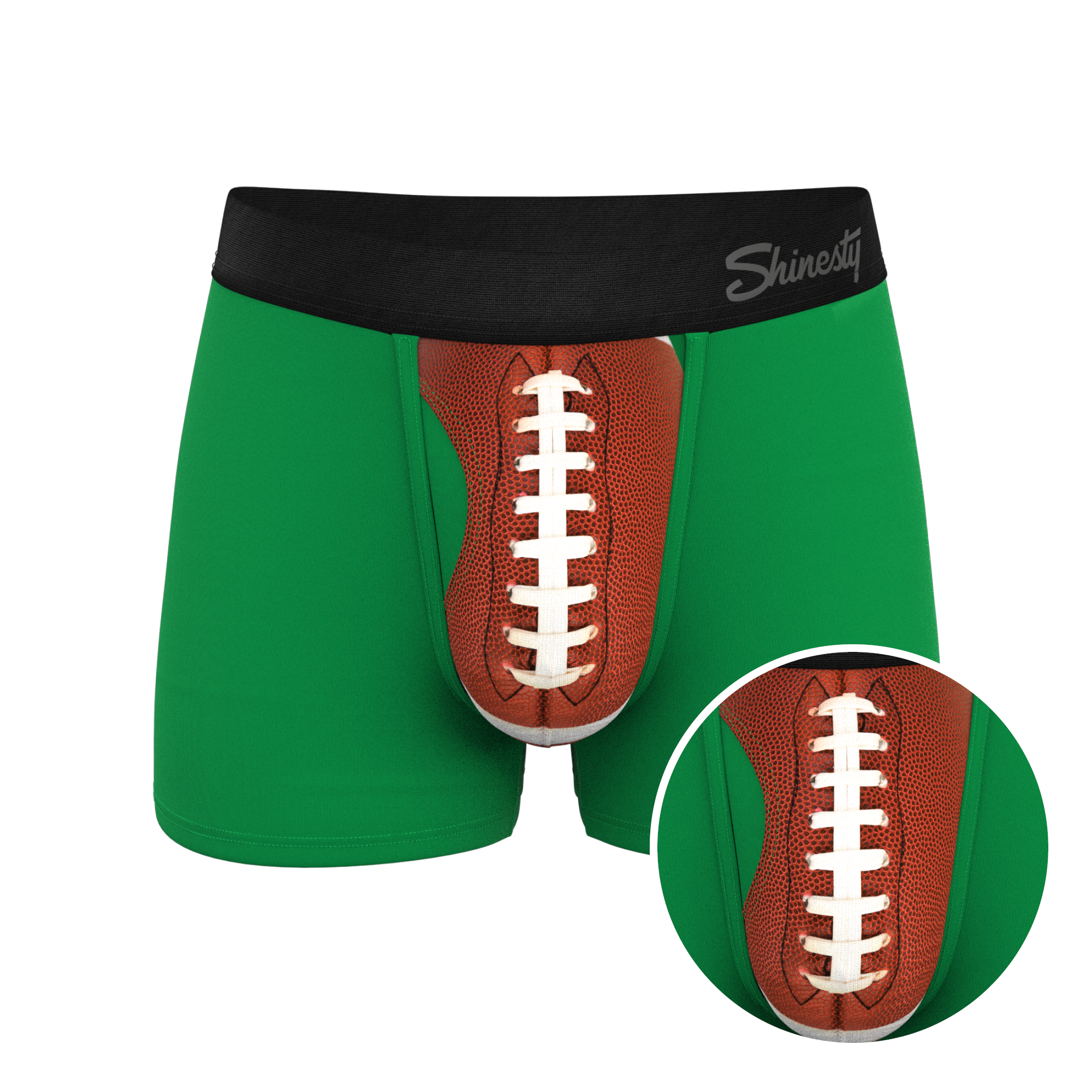 The Quarterback Sack | Football Ball Hammock® Pouch Trunks Underwear - Shinesty